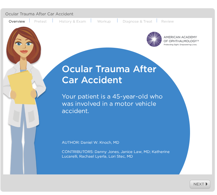 Ocular Trauma After Car Accident